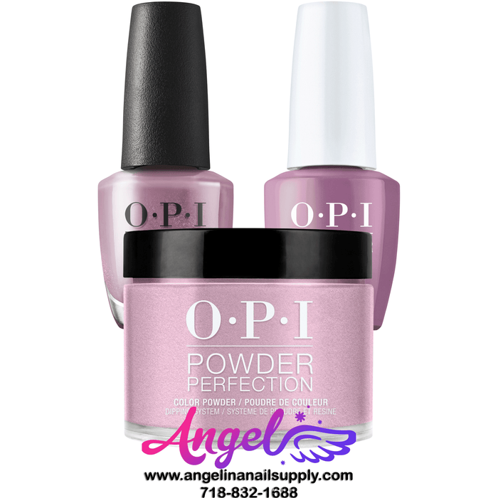 OPI 3in1 combo DP-GC-NL F016 Metallic Mic Drop - Angelina Nail Supply NYC