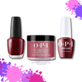 OPI 3in1 combo DP-GC-NL W64 WE THE FEMALE - Angelina Nail Supply NYC
