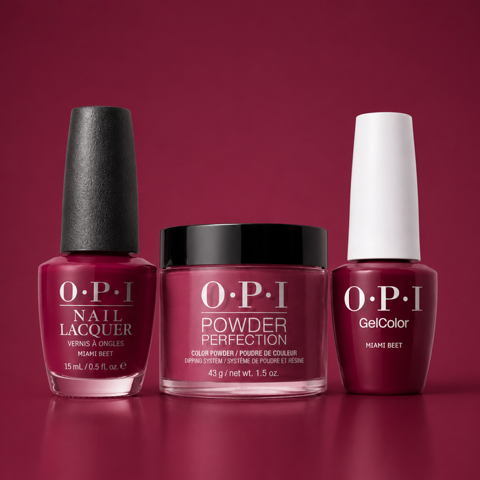 OPI 3in1 combo DP-GCT-NL B78 MIAMI BEET