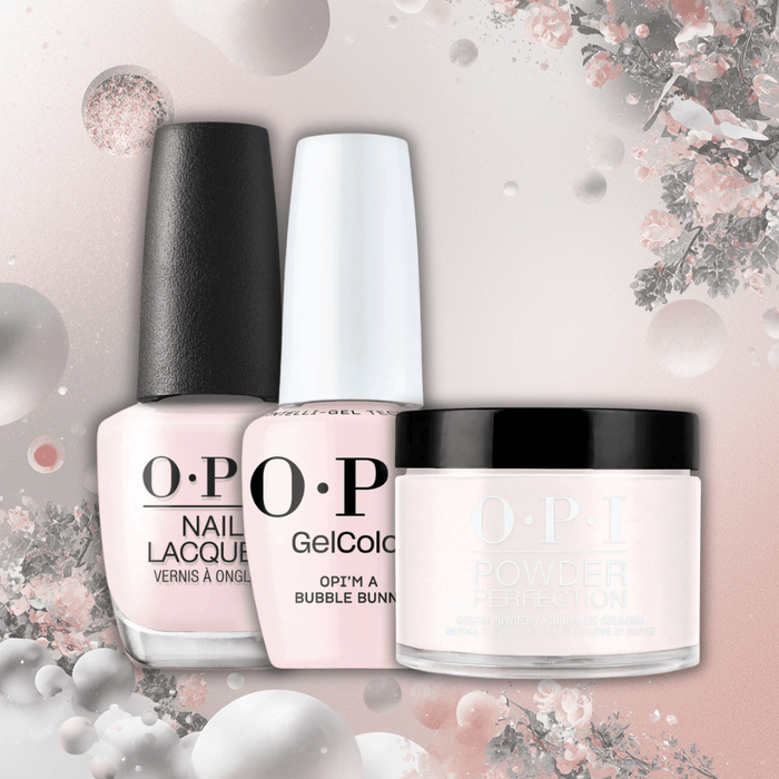 OPI 3in1 combo DP-GC-NL S061 OPI’m a Bubble Bunny - Angelina Nail Supply NYC
