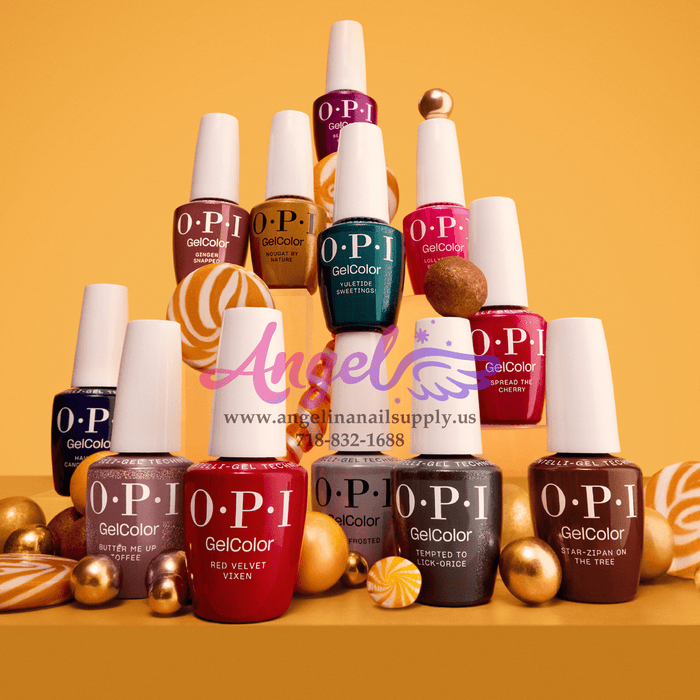 OPI Gel Color - Good Enough To Treat Collection 12 Colors & 1 Base Gel 1 Top Gel| Holiday 2025 - Angelina Nail Supply NYC