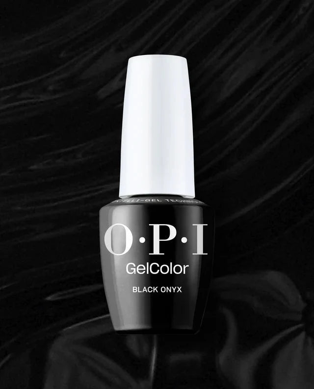 OPI Gel Color GCT T02 Black Onyx - Angelina Nail Supply NYC