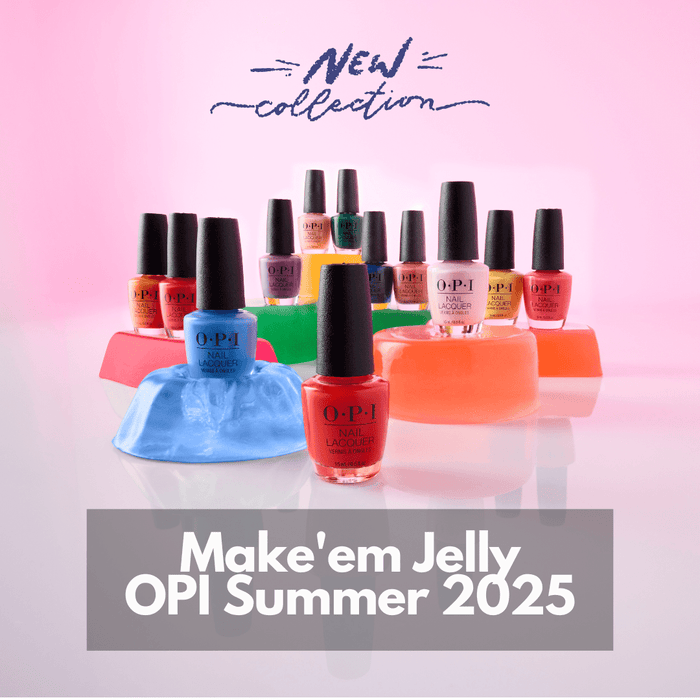 OPI Gel Color - Make'em Jelly Collection 12 Colors & 1 Base Gel 1 Top Gel | Summer 2025 - Angelina Nail Supply NYC