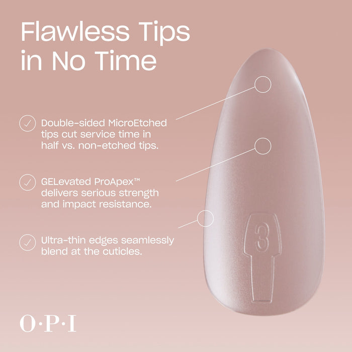 OPI Soft Gel Pre-Shaped Tip Extensions / Square - Angelina Nail Supply NYC
