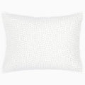 Organic Hand Stitched Sage Sham by John Robshaw at Fig Linens and Home - 1
