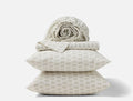 Coyuchi Organic Print Percale Seafoam Chrysanthemum Sheet Sets at Fig Linens and Home