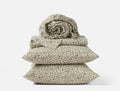 Organic Print Percale Olive Asterid Sheet Set | Coyuchi at Fig Linens and Home