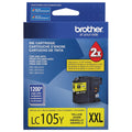Original Brother LC105XXL Yellow Ink Cartridge