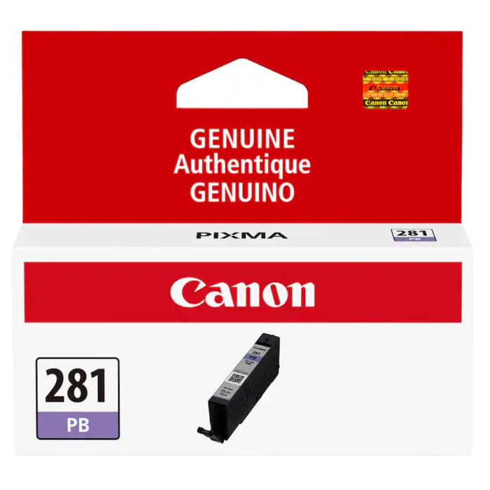 Original Canon CLI-281 Standard Yield Photo Blue Ink Cartridge