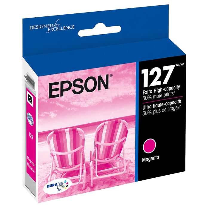 Original Epson 127 Magenta ink cartridge, T127320