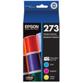 Original Epson 273 Photo Black, Cyan, Magenta, Yellow Ink Cartridges