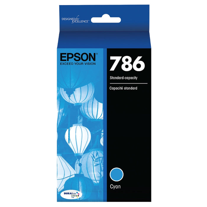 Original Epson 786 Standard Yield Cyan Ink Cartridge