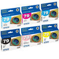 Original Epson 79 Black and Color (6 Pack) Ink Cartridges