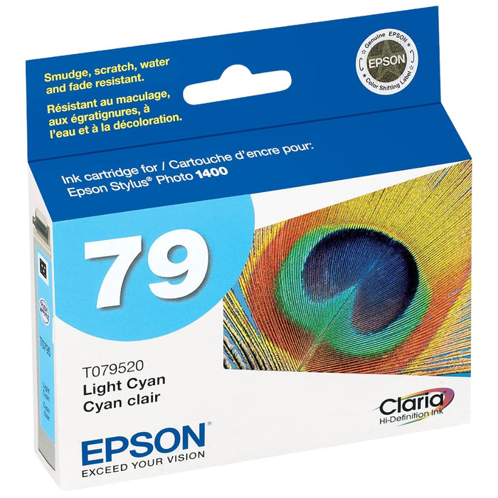 Original Epson 79 Light Cyan (T0795) Ink Cartridge