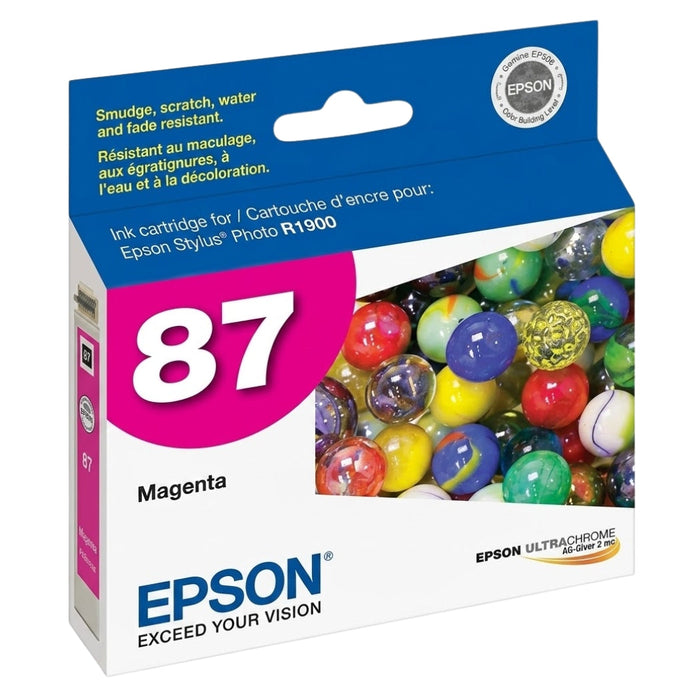 Original Epson 87 (T0873) Magenta Ink Cartridge