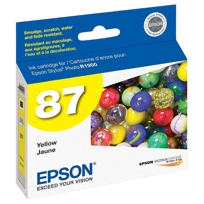 Original Epson 87 (T0874) Yellow Ink Cartridge