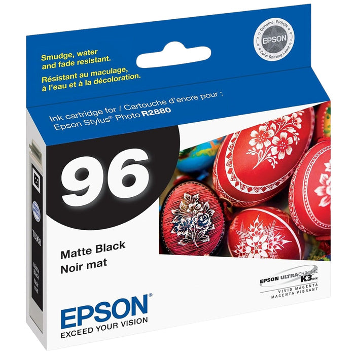 Original Epson 96 (T0968) Matte Black Ink Cartridge