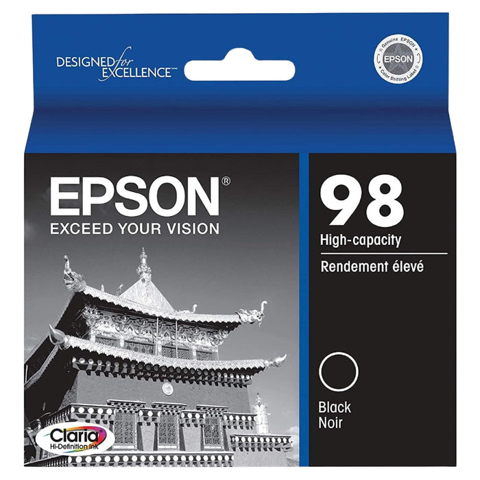 Original Epson 98 Black (T0981) Ink Cartridge