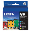 Original Epson T099 Cyan, Light Cyan, Magenta, Light Magenta & Yellow Ink Cartridges-5 Pack