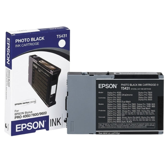 Original Epson T543100 Photo Black Ink Cartridge
