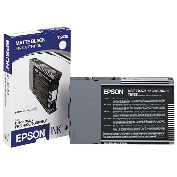 Original Epson T543800 110ml Matte Black Ink Cartridge