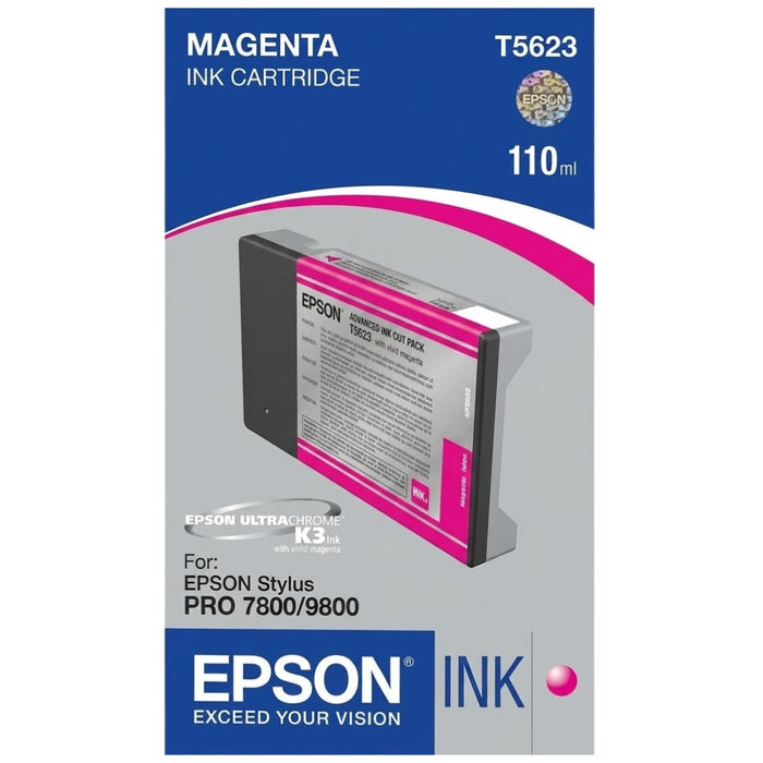 Original Epson T5623 Magenta 110ml Ink Cartridge