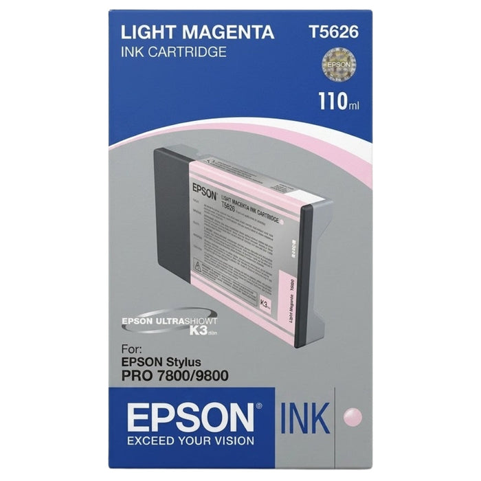 Original Epson T5626 Light Magenta 110ml Ink Cartridge