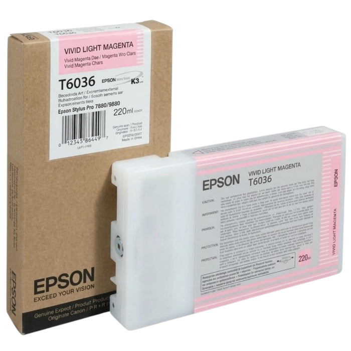 Original Epson T6036 Light Magenta Ink Cartridge