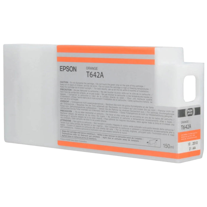 Original Epson T642A Orange 150ml Ink Cartridge