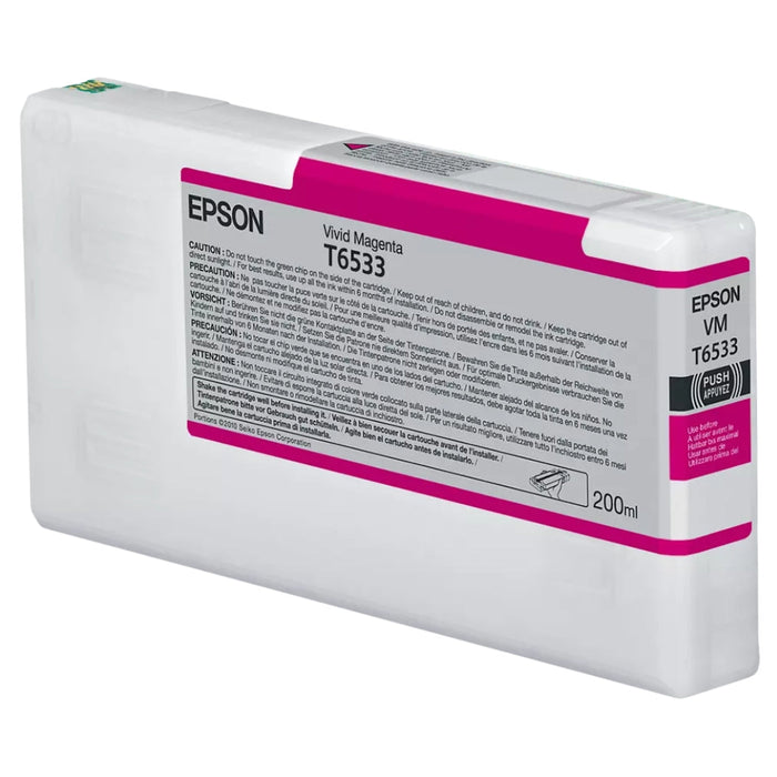 Original Epson T6533 Magenta 200ml Ink Cartridge