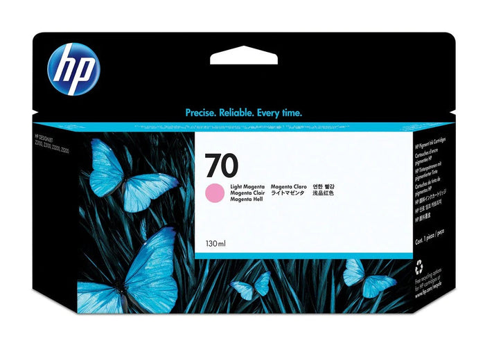 Original HP 70 130-ml (C9455A) Light Magenta Ink Cartridge