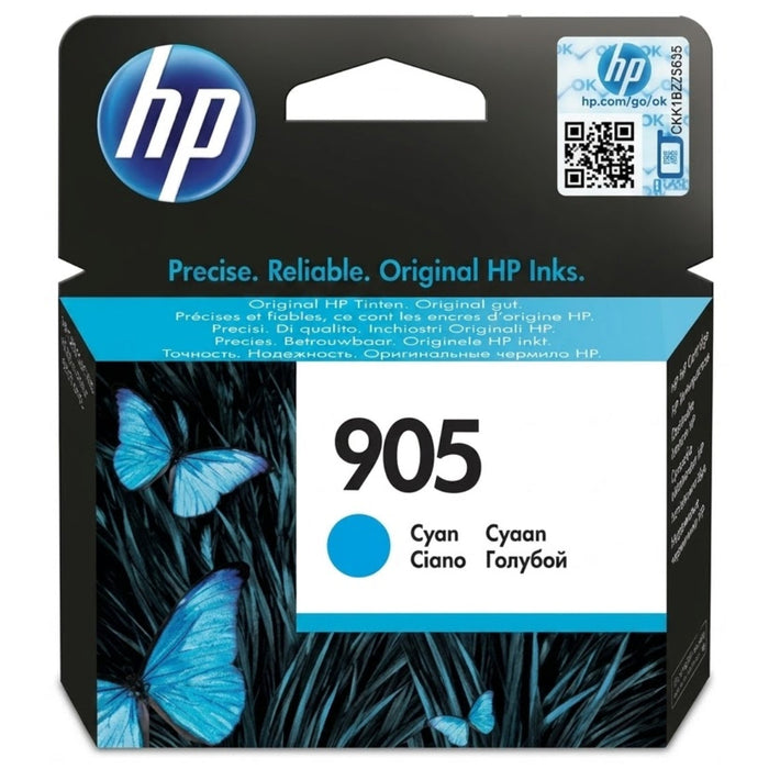 Original HP 905 (T6l89AA) Standard Yield Cyan Ink Cartridge