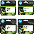 Original HP 934XL Black / 935XL Cyan, Magenta, Yellow Ink Cartridges