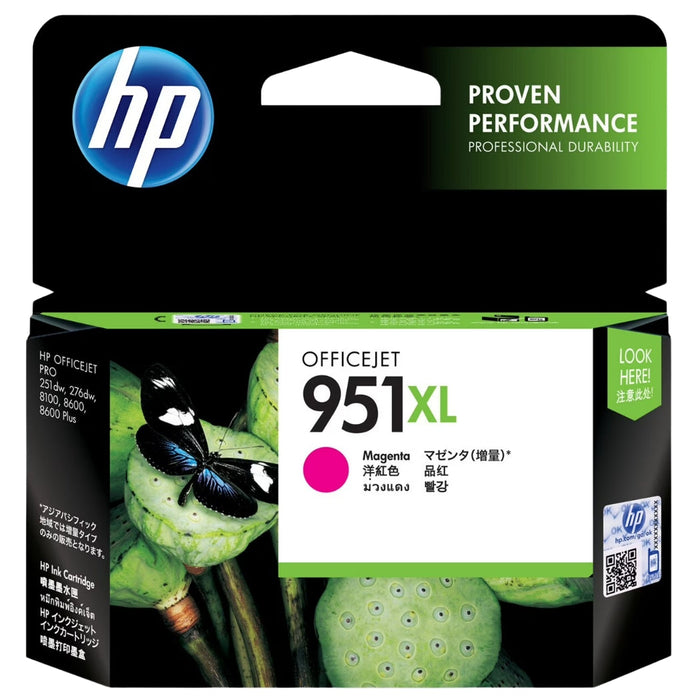 Original HP 951XL (CN047AN) Magenta Ink Cartridges