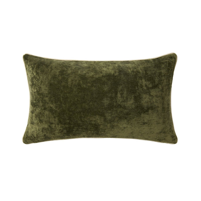 Orpheo Olivine Decorative Pillow by Yves Delorme - Lumbar Pillow