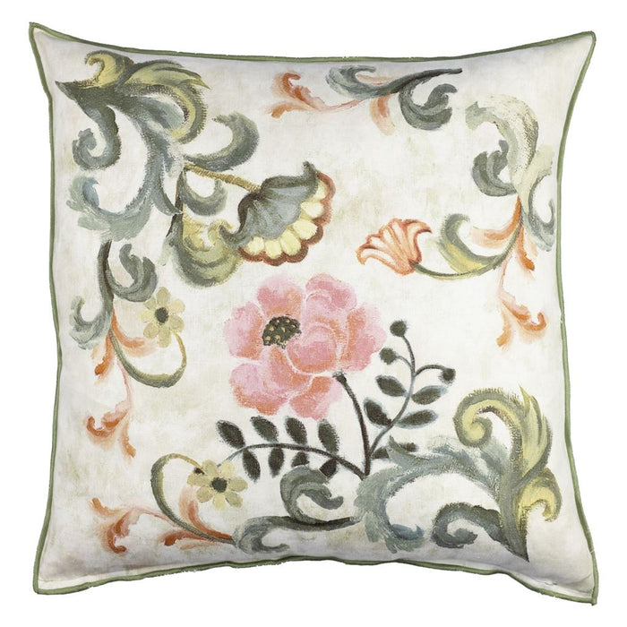 Osier Damasse Travertine Decorative Pillow - Designers Guild at Fig Linens and Home 116