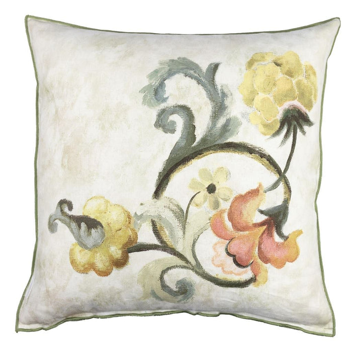 Osier Damasse Travertine Decorative Pillow - Designers Guild at Fig Linens and Home 117