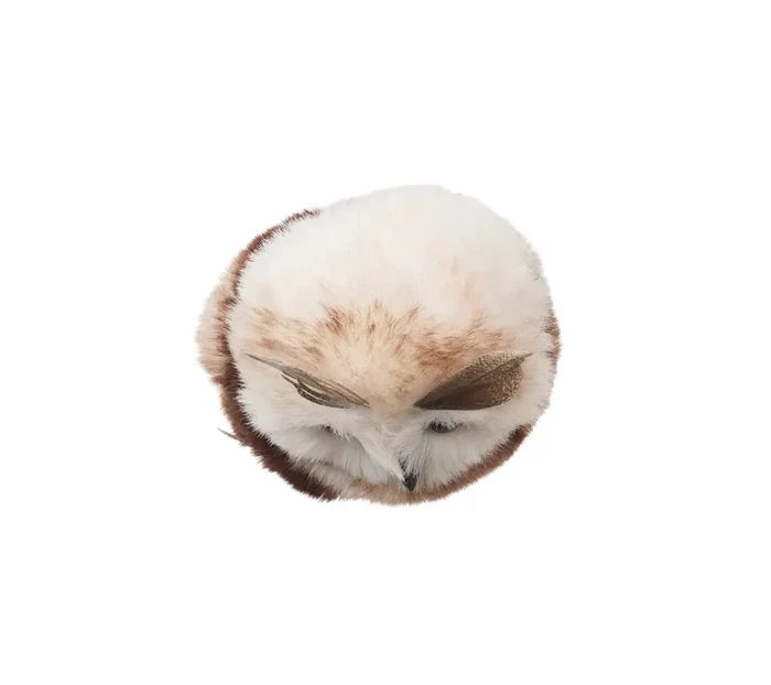Owl White/Brown Napkin Ring Detail 3 | Kim Seybert at Fig Linens and Home