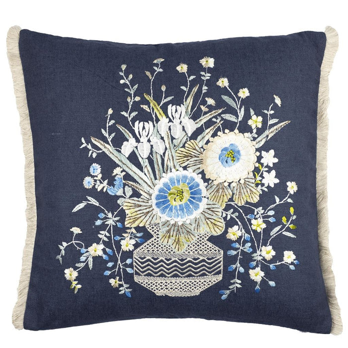 Palette Provencale Indigo Decorative Pillow - Designers Guild at Fig Linens and Home 58