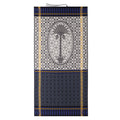 Palmeraie Black Beach Towel by Le Jacquard Français at Fig Linens and Home