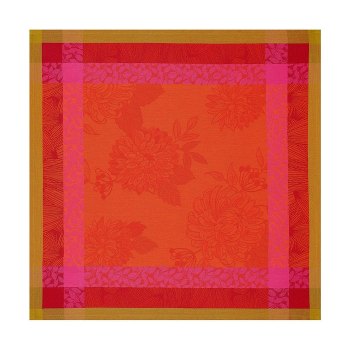 Parfums de Bagatelle Nasturtium Napkins Le Jacquard Français at Fig Linens and Home
