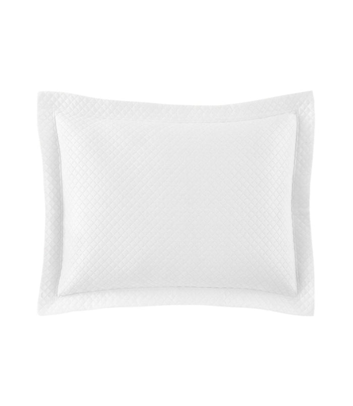 Peacock Alley Oxford White Matelasse Pillow Sham at Fig Linens and Home