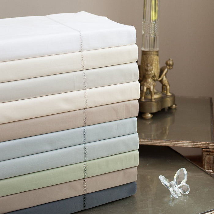 Perla Cotton Sheets by Home Treasures at Fig Linens and Home - View 1