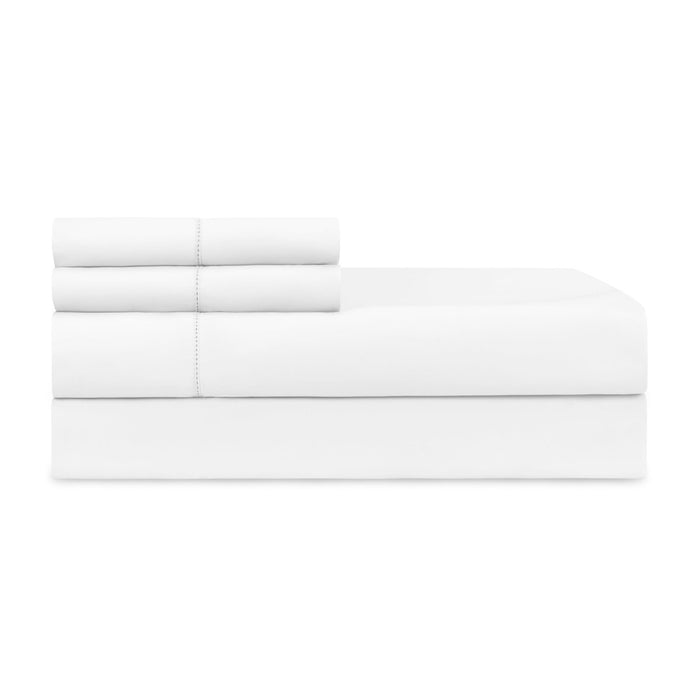 Home Treasures Perla White Sheets and Pillowcases at Fig Linens and Home