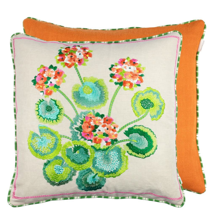Primevere Fuchsia Decorative Pillow - Designers Guild at Fig Linens and Home 65