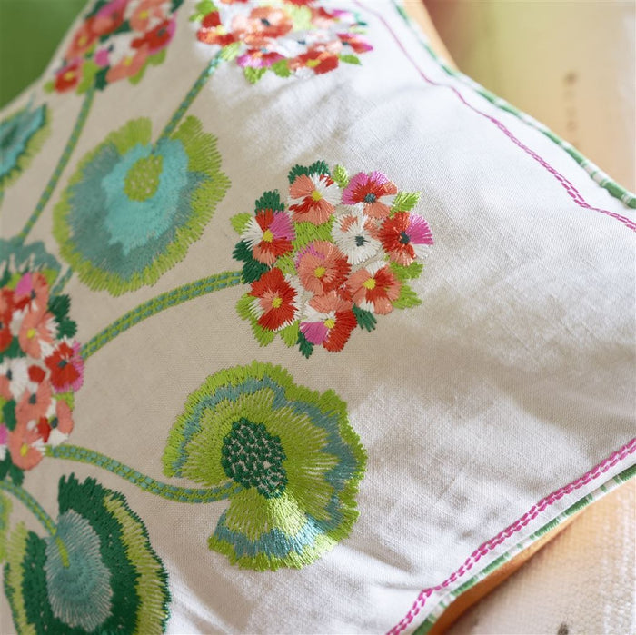 Primevere Fuchsia Decorative Pillow - Designers Guild at Fig Linens and Home 67