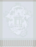 Promenade Impériale Nacre Grey Tea Towel by Le Jacquard Francais at Fig Linens and Home