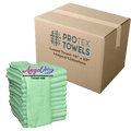 ProTex Luxe3 Towel 16" x 29" - Jade Green (Box of 144) - Angelina Nail Supply NYC