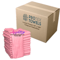 ProTex Luxe3 Towel 16" x 29" - Petal Pink (Box of 144) - Angelina Nail Supply NYC