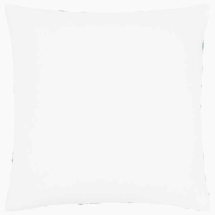 Rachana Sage Pillow by John Robshaw at Fig Linens and Home - Back of Pillow 2